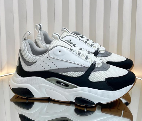 Dior B22 Sneaker White Black Grey