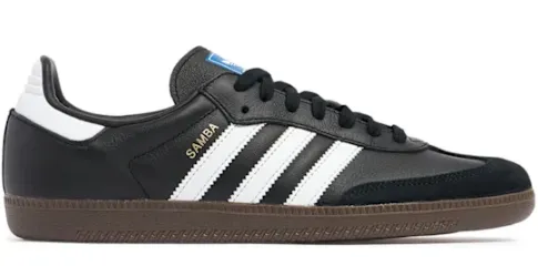 Adidas Samba Classic Black White Brown Sneakers - 5