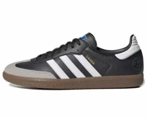 Adidas Samba Classic Black White Brown Sneakers - 7