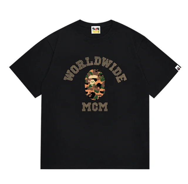 A Bathing Ape T-Shirts Short-sleeve camouflage Head graphic product detail image 11