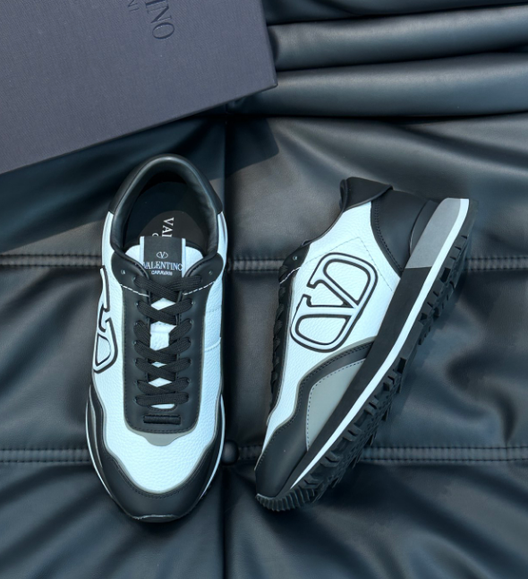 Valentino Garavani Nervi Runner Sneaker Blue White