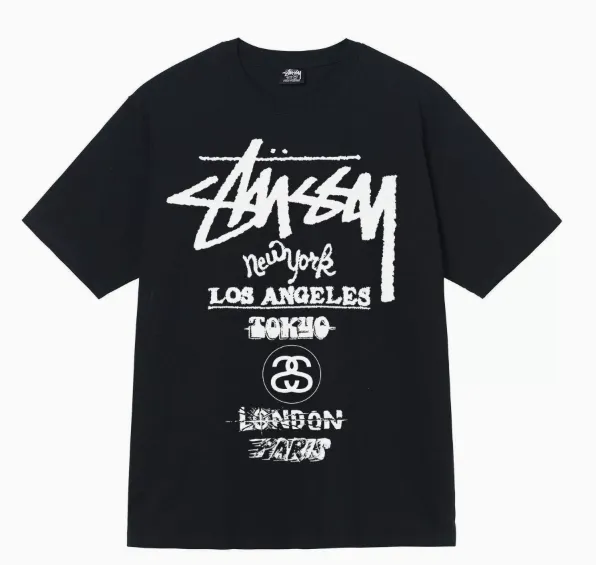 Stussy City Series Black T-Shirt - 1