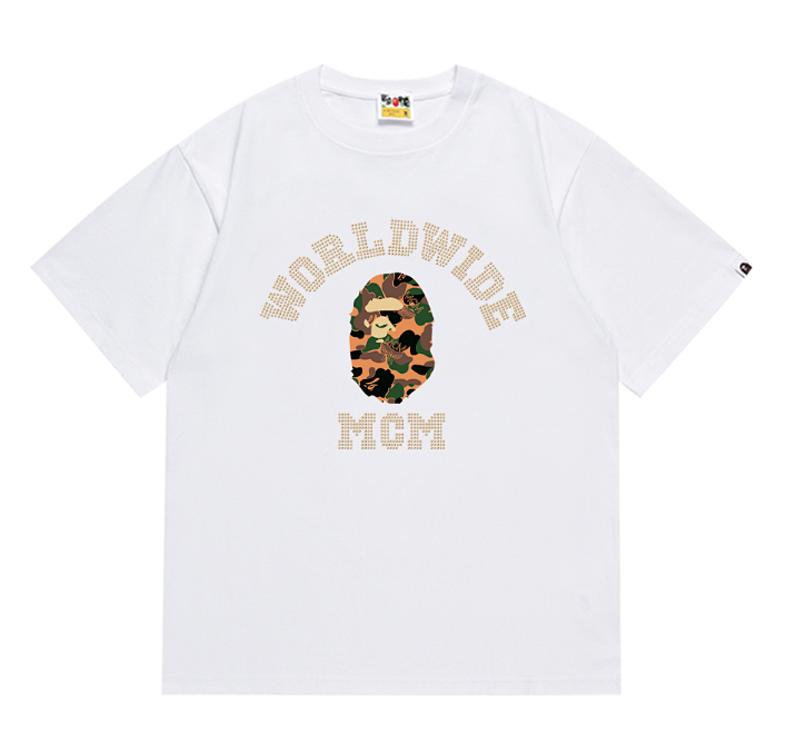 A Bathing Ape Worldwide Camo Ape Head T-Shirt Black product detail 12 in Litbuy spreadsheet finds