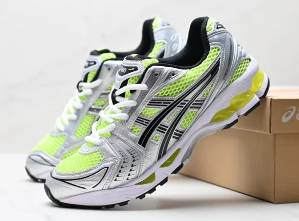Asics Gel-Kayano 14 Silver White Running Shoes - 4