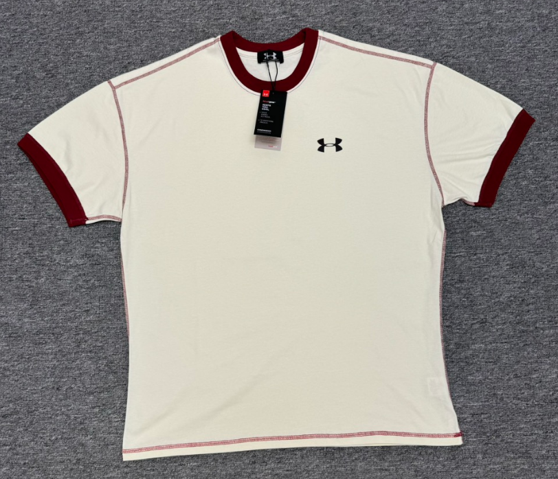 Under Armour Sportstyle Ringer T-Shirt Black / White - 2