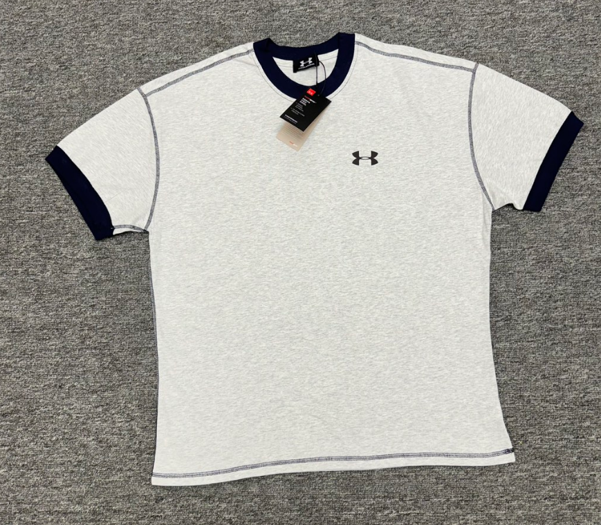 Under Armour Sportstyle Ringer T-Shirt Black / White - 3