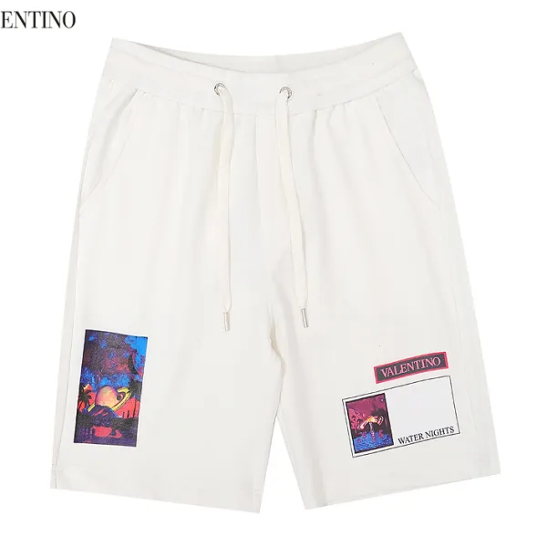 Valentino x ENTINO Water Nights Print Shorts White - 9