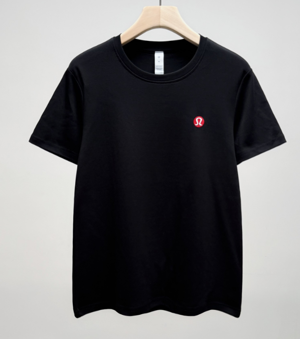 Lululemon Classic-Fit Cotton-Blend Tee Black