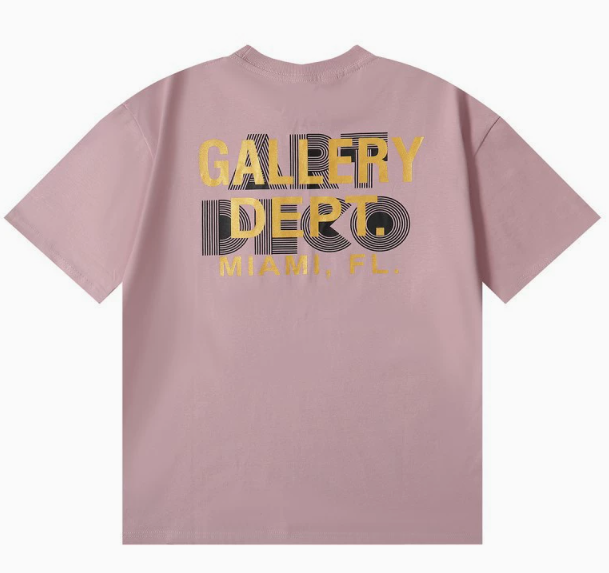 Gallery Dept. Art Deco Miami FL T-Shirt Pink