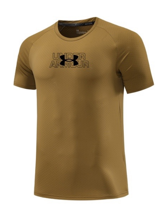 Under Armour Stacked Wordmark Performance Tee Coyote Brown