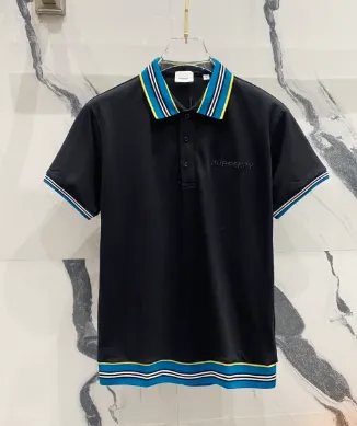 Burberry Classic Check Trim Polo White - 7