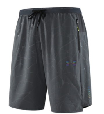 Under Armour Shorts Drawstring athletic with side snap-button panels — 04