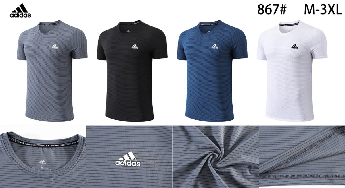 Adidas Performance T-Shirt Navy Blue Striped Technical Tee product detail 8 in Litbuy spreadsheet finds