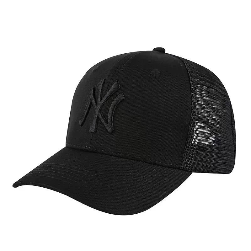 New Era 47 Brand Yankees Trucker Cap All Black