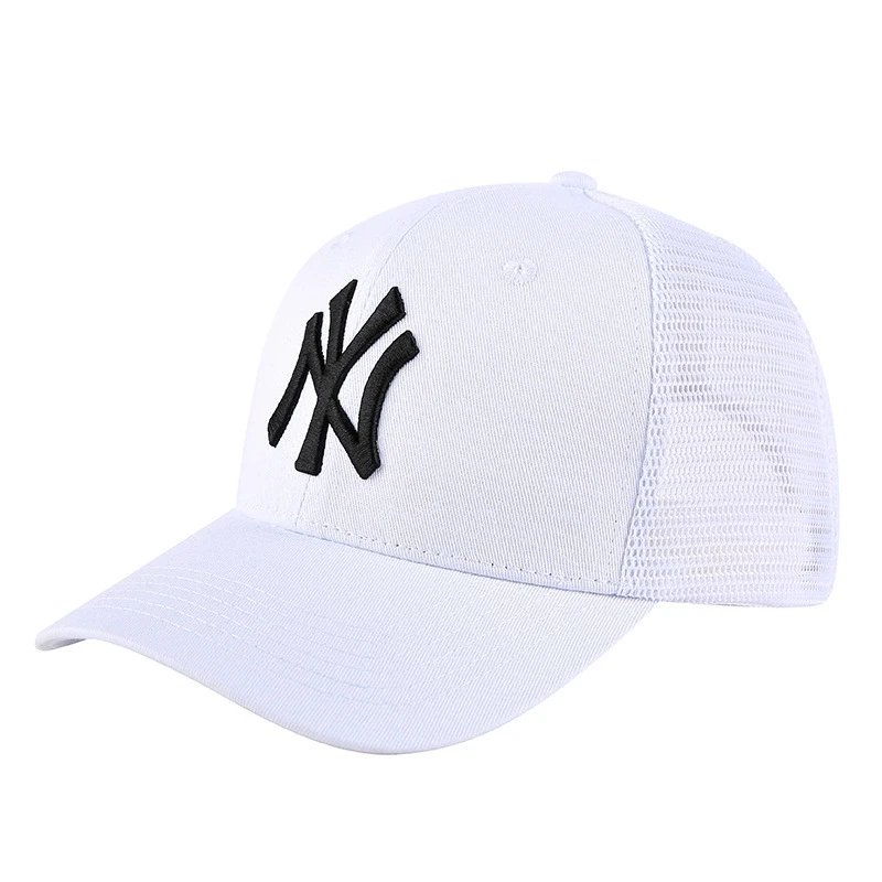 New Era 47 Brand Yankees Trucker Cap White Black