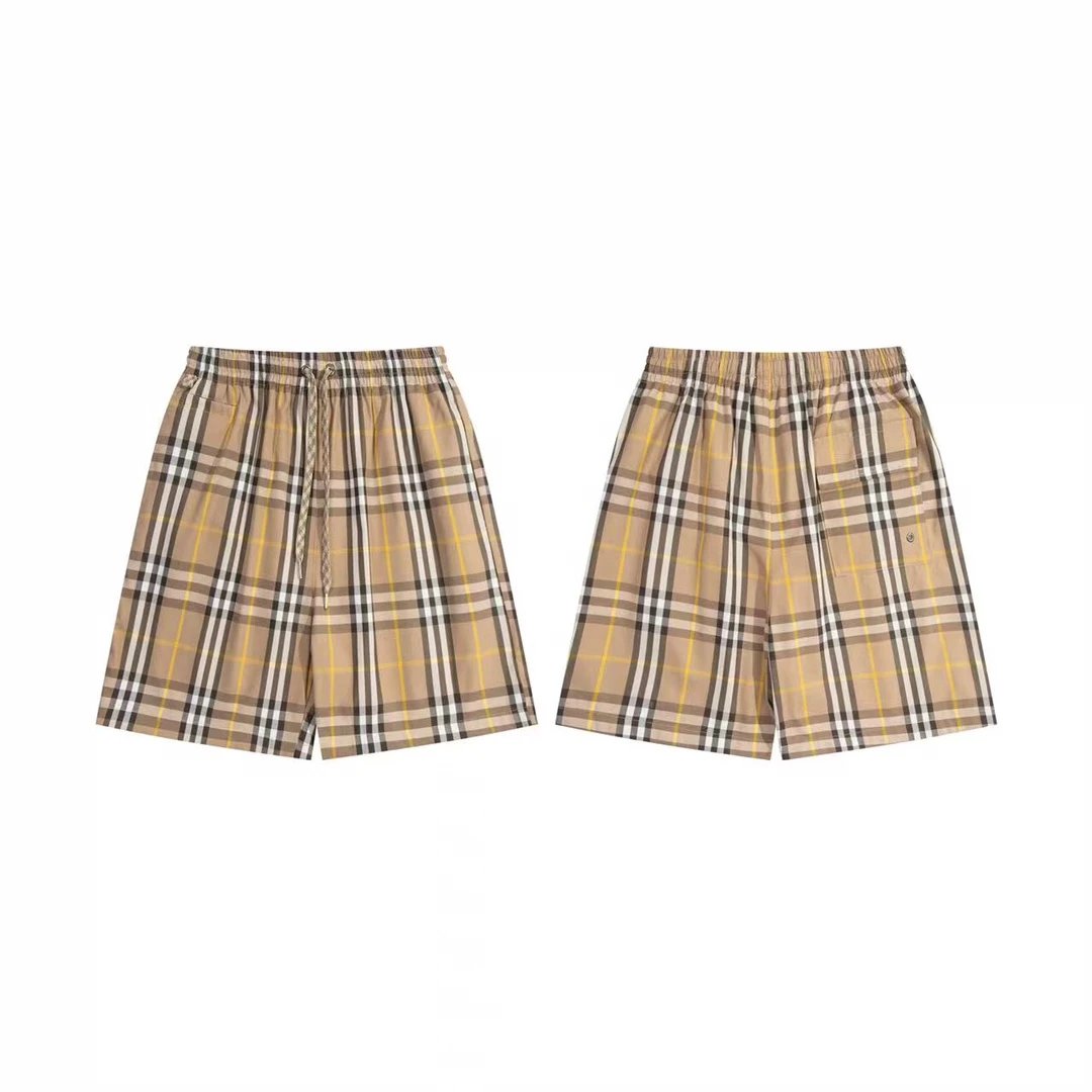 Burberry Beige Check Swim Shorts