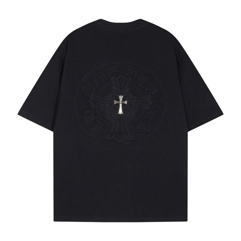 Chrome Hearts Cross Circle Embroidered Tee Black