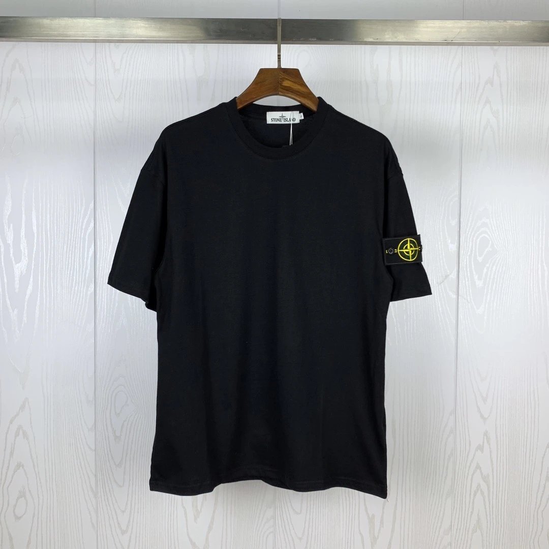 Stone Island Compass Badge Tee Black