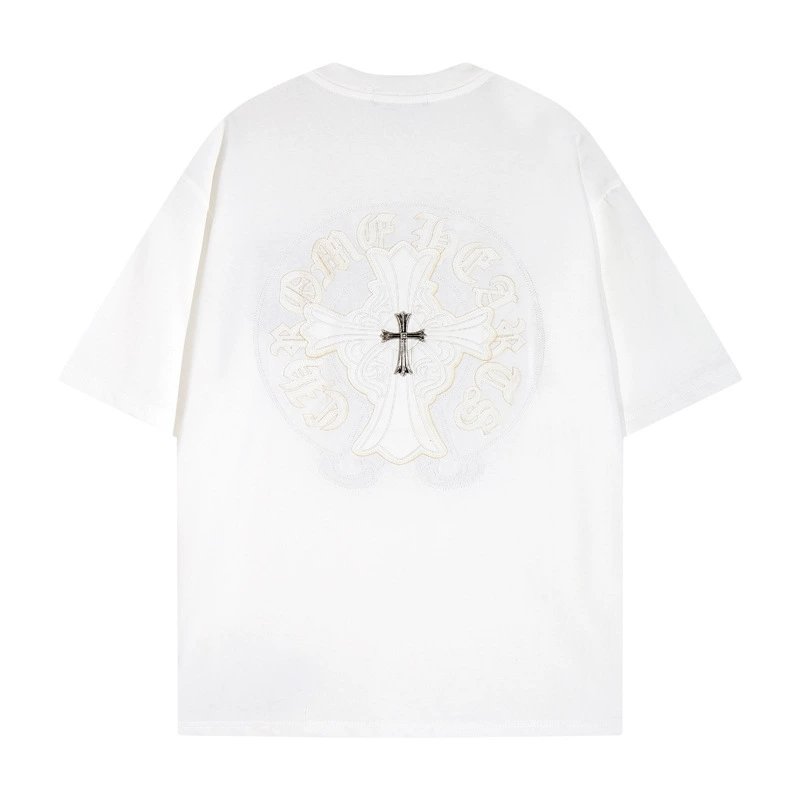 Chrome Hearts Cross Circle Embroidered Tee White