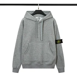 thumbnail for [DX30] armband solid color hooded sweatshirt