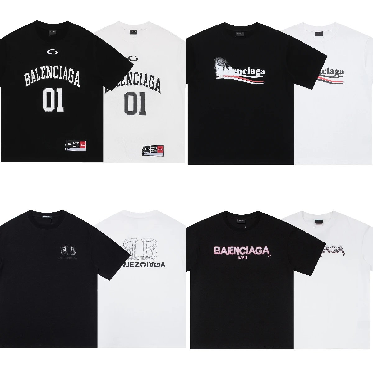 DX3 Letter Patch Embroidered T-Shirt