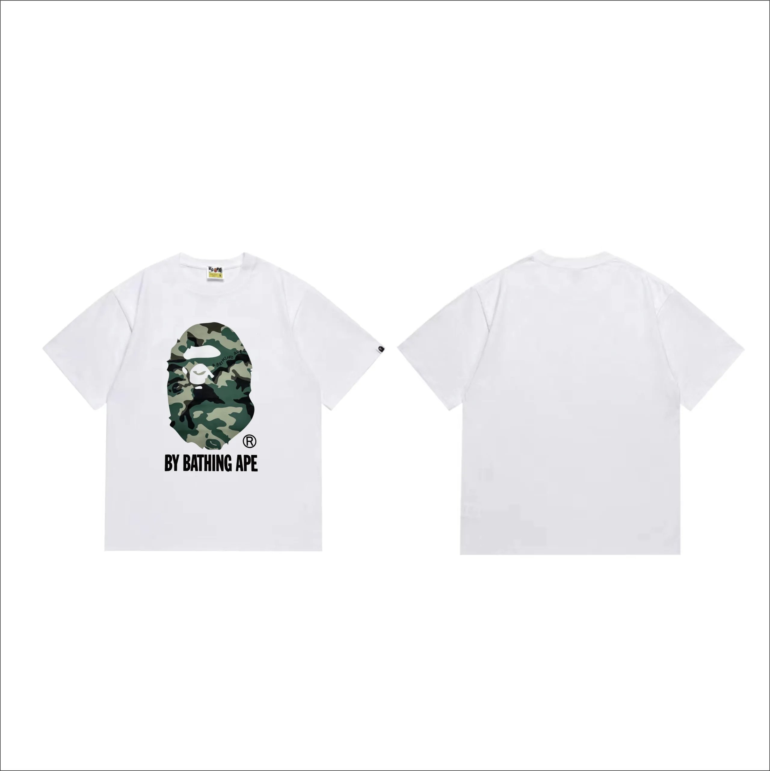 BAPE By Bathing Ape Camo Head Tee White