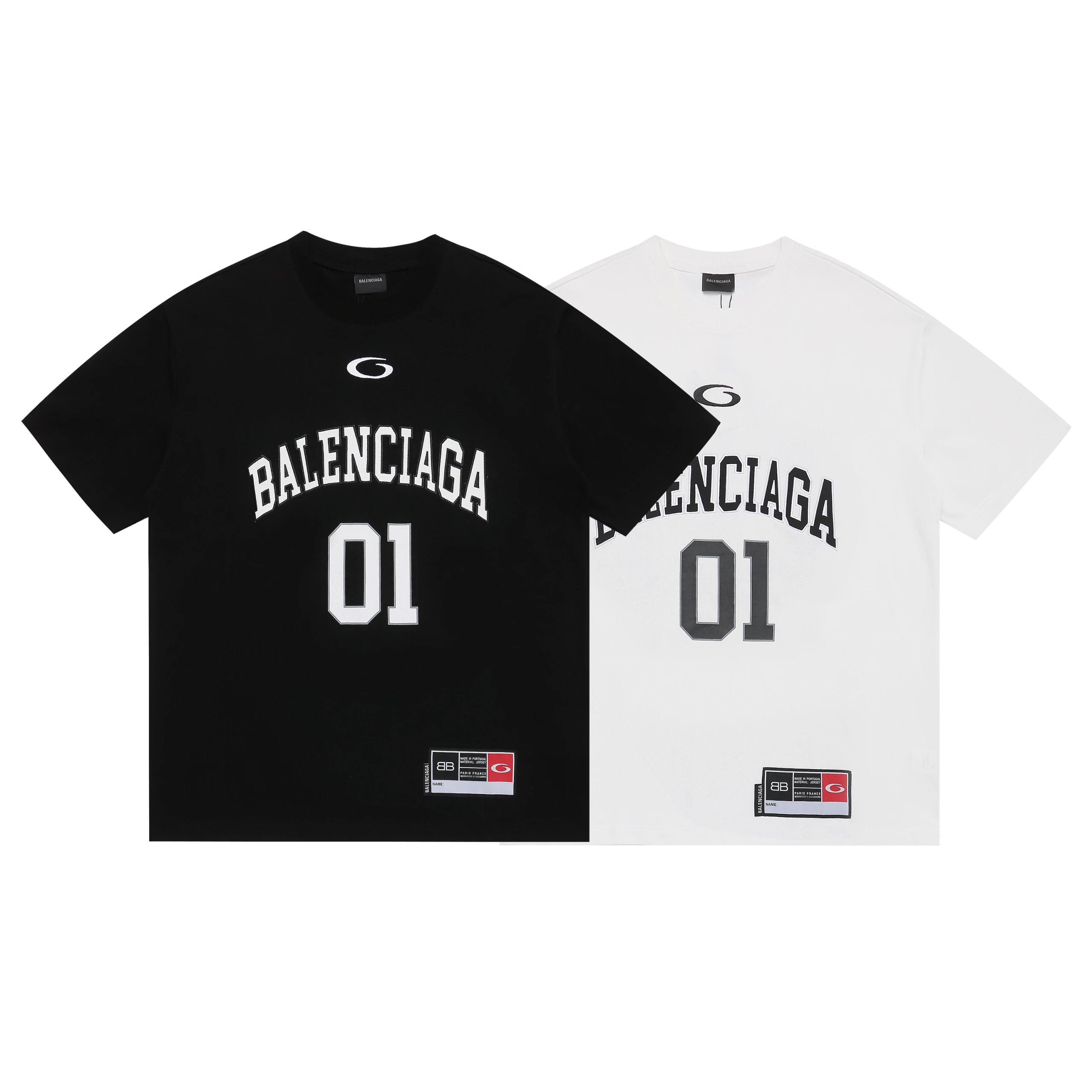 Balenciaga BB Crystal Logo Black T-Shirt - 6