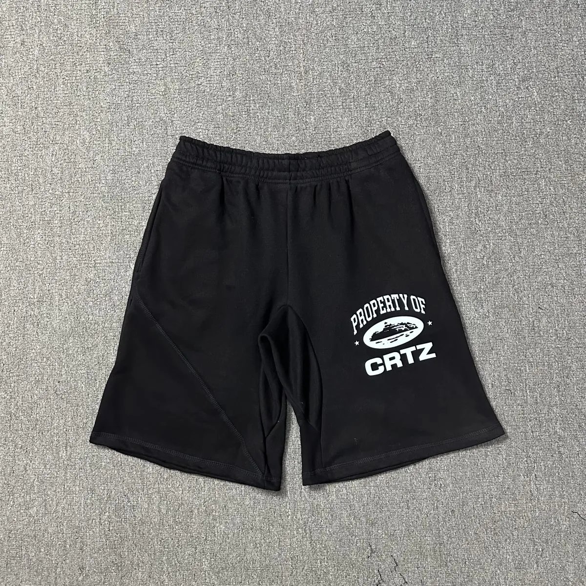Corteiz Property of CRTZ Shorts Black