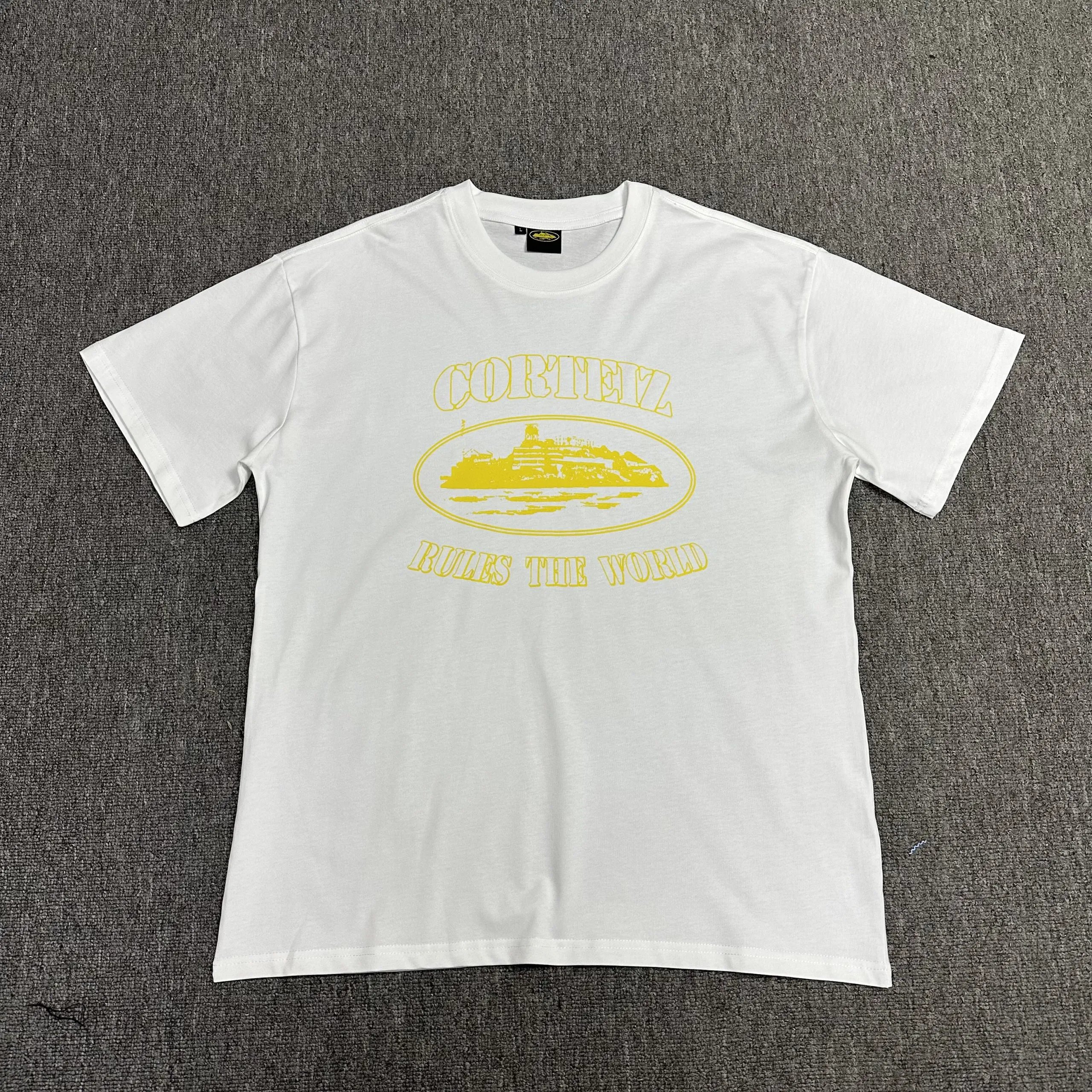 Cortez T-Shirt White Yellow