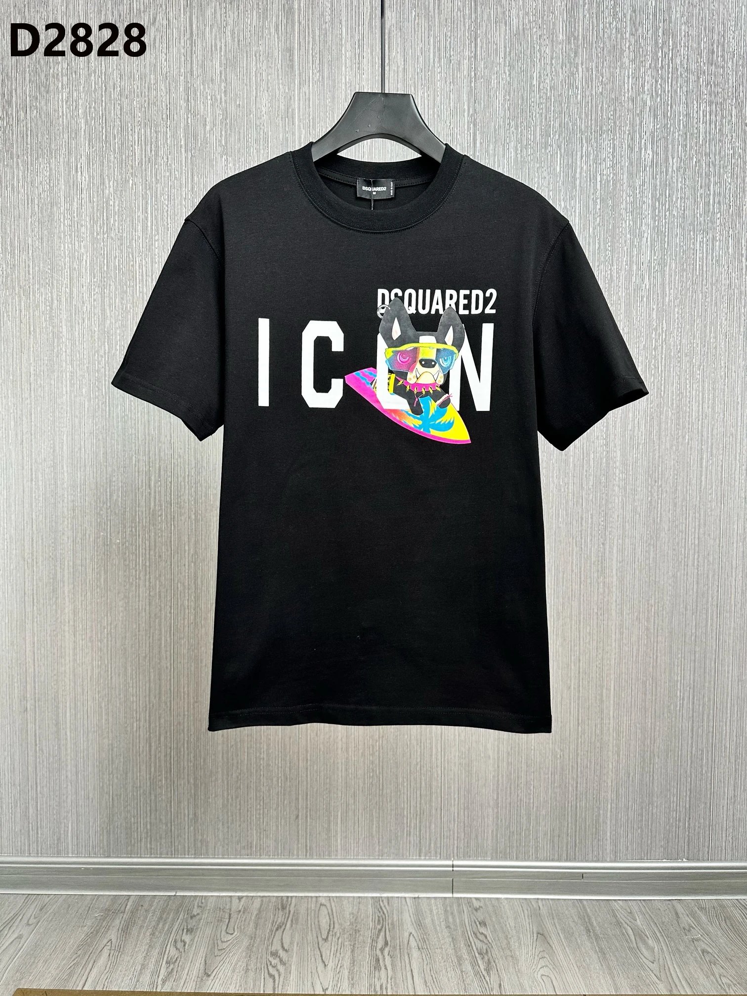 Dsquared2 ICON Dog Graphic Tee Black