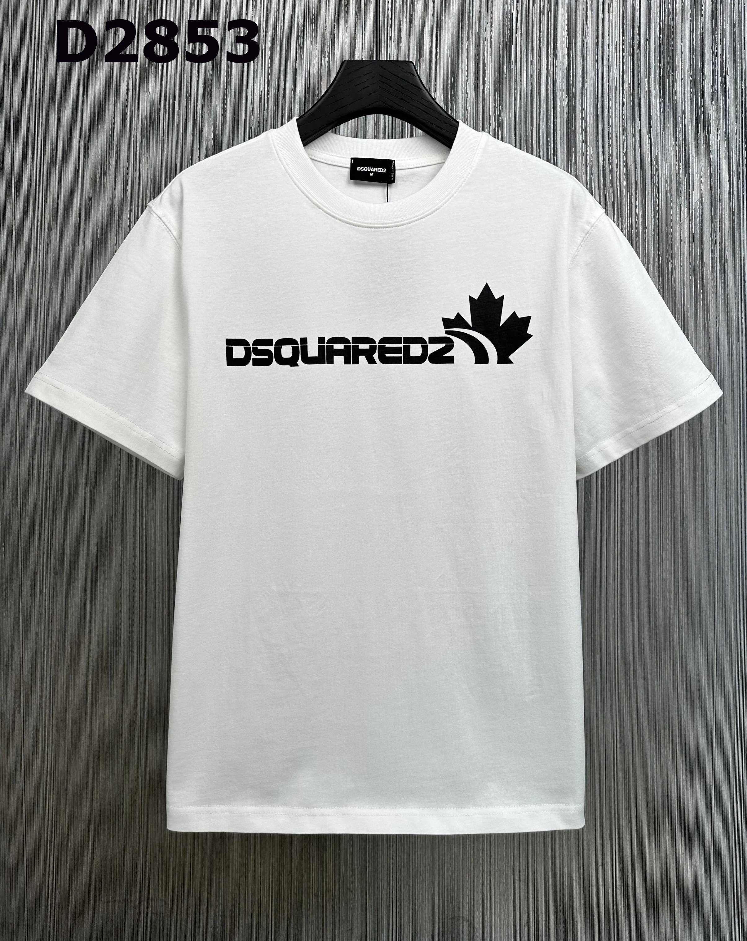 Dsquared2 Maple Leaf Logo Tee White