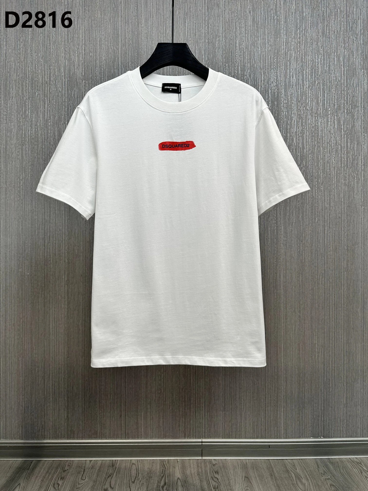Dsquared2 Paint Brush Logo Tee White