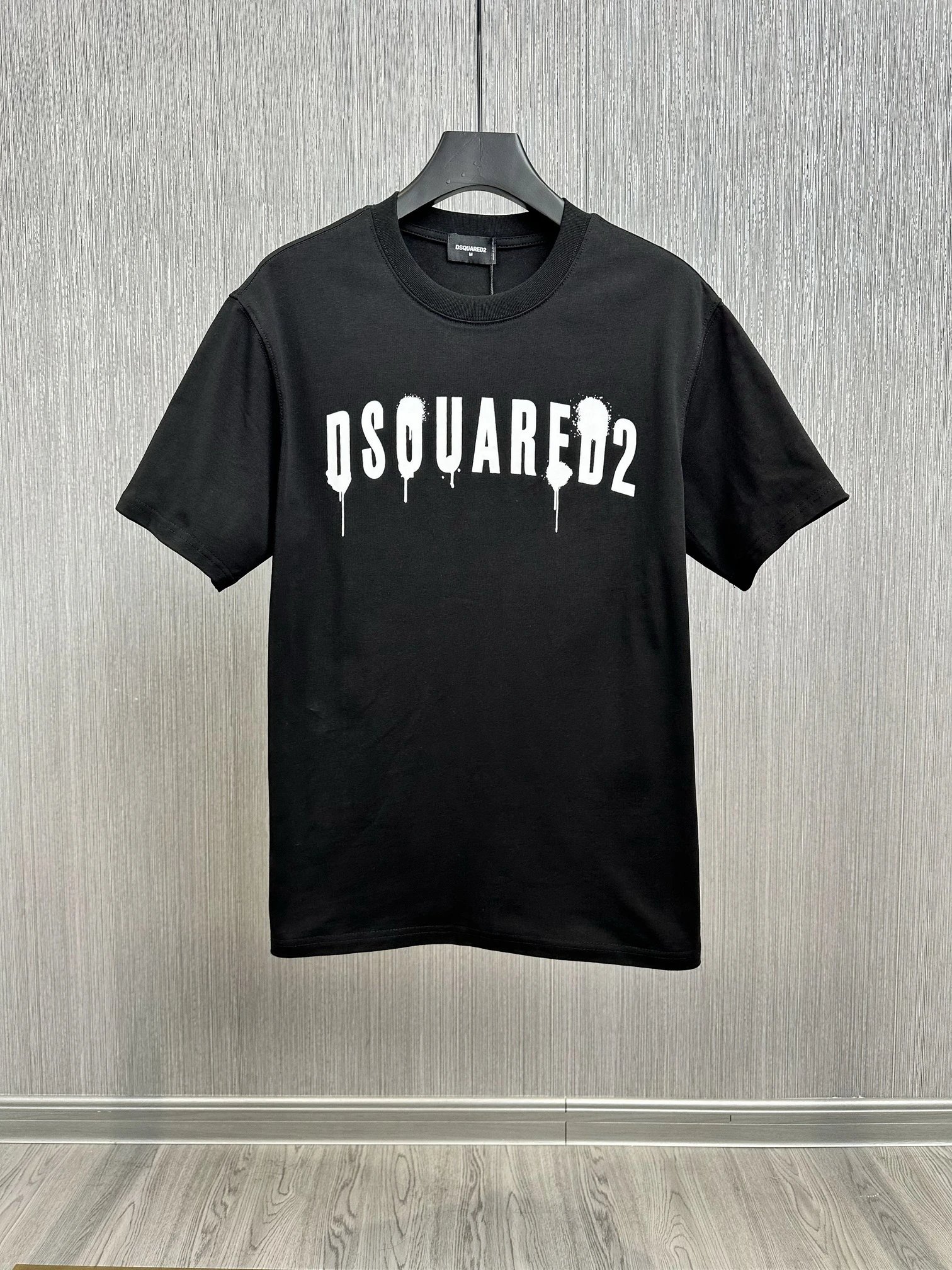 Dsquared2 Drip Logo Graphic Tee Black