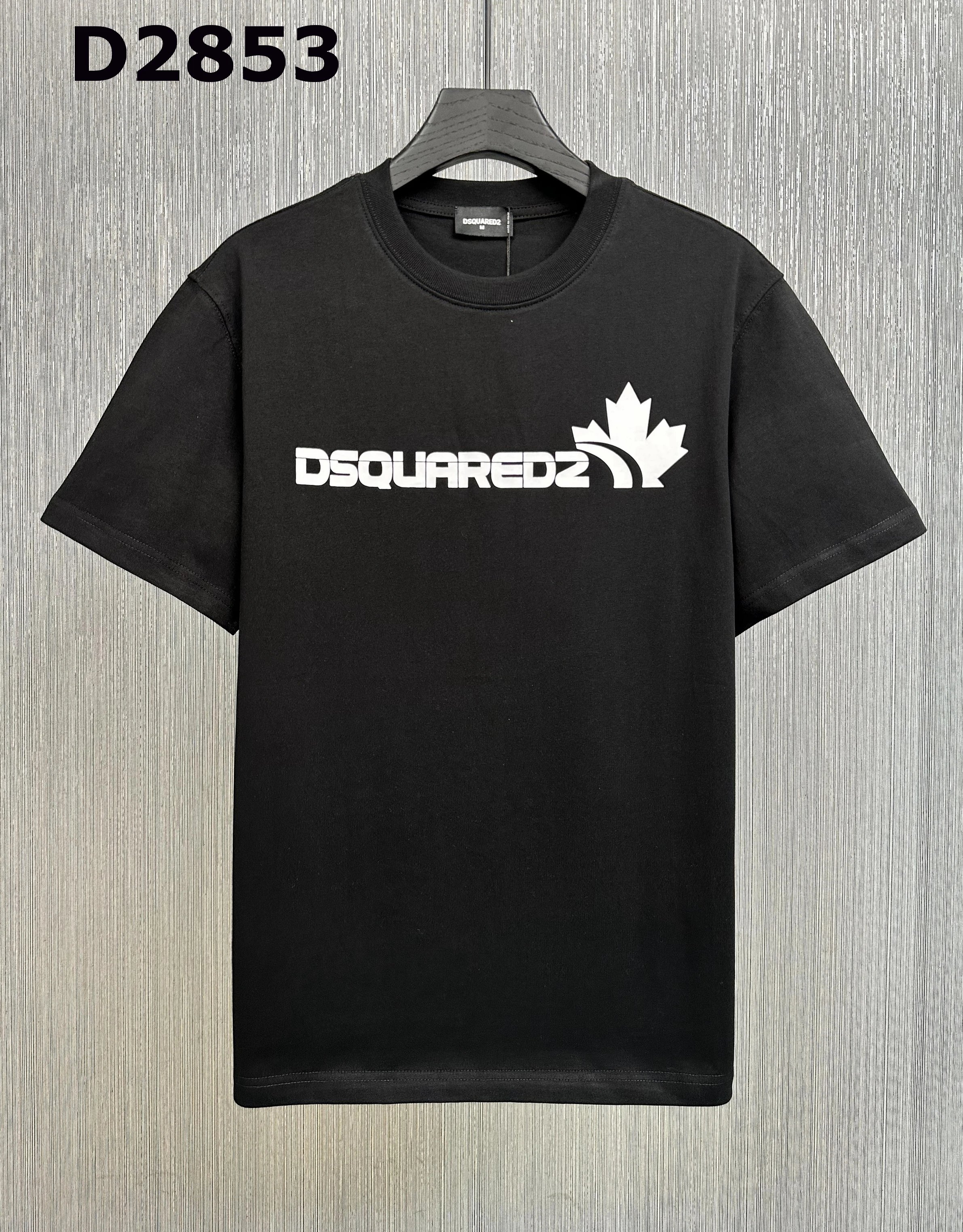 Dsquared2 Maple Leaf Logo Tee Black