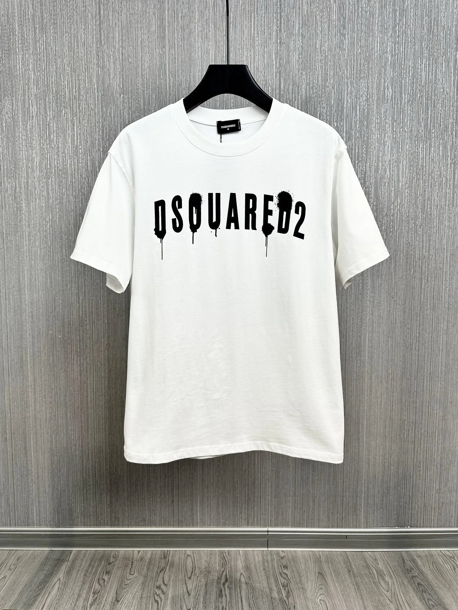 Dsquared2 Drip Logo Graphic Tee White