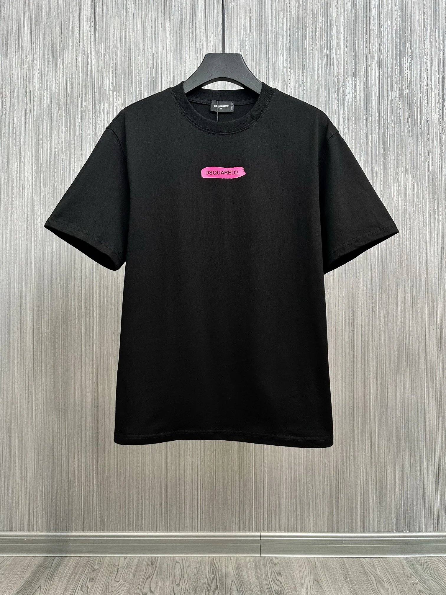Dsquared2 Paint Brush Logo Tee Black
