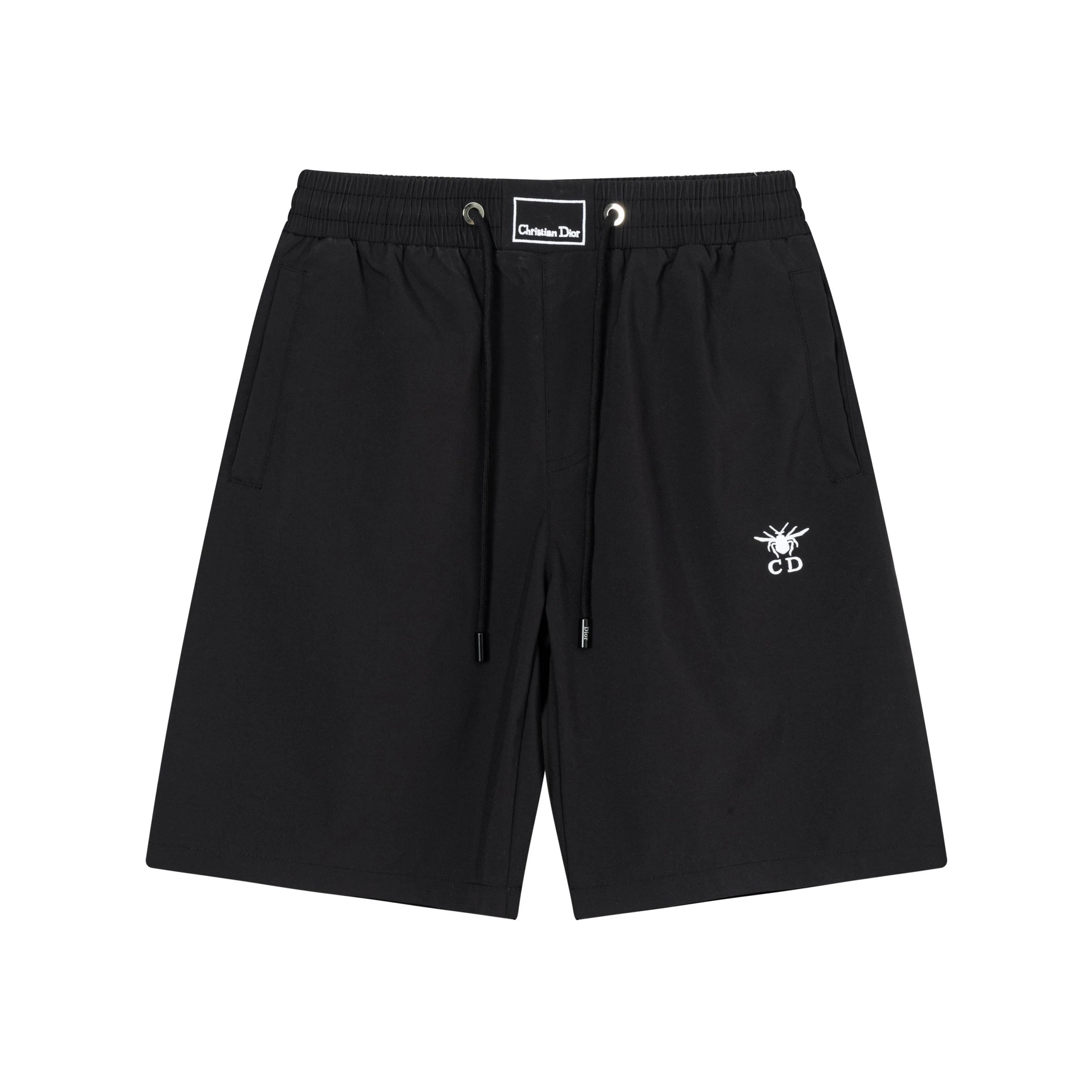 Christian Dior Bee CD Embroidered Shorts Black