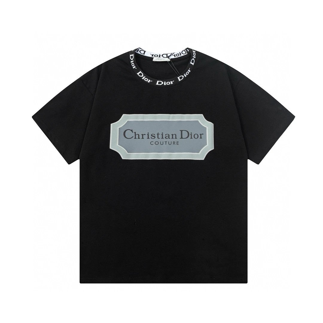 Christian Dior Couture Logo Tee Black