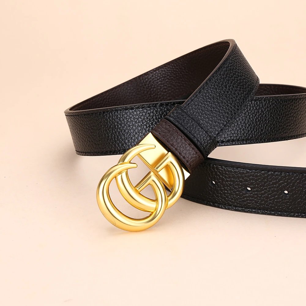 Gucci Double G Buckle Leather Belt Black - 4