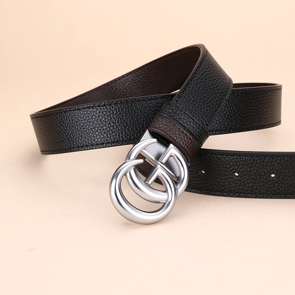 Gucci Double G Buckle Leather Belt Black - 5
