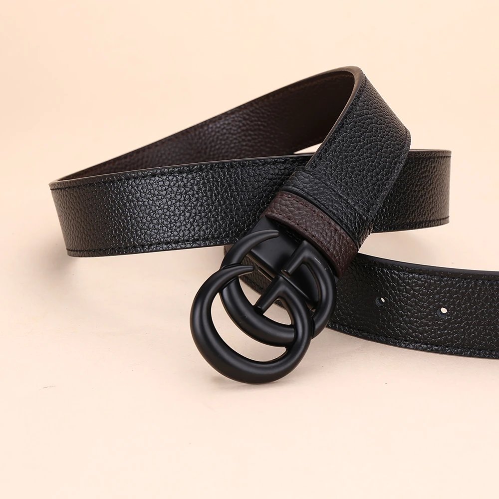 Gucci Double G Buckle Leather Belt Black - 6