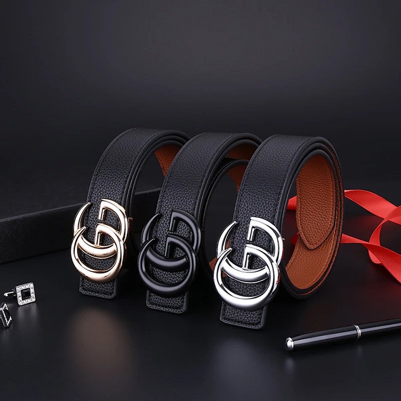 Gucci Double G Interlocking Buckle Leather Belt Brown product detail 2 in Litbuy spreadsheet finds