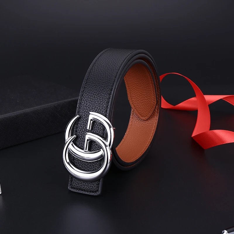 Gucci Marmont Pearl-Embellished Double G Belt Brown Leather - 7