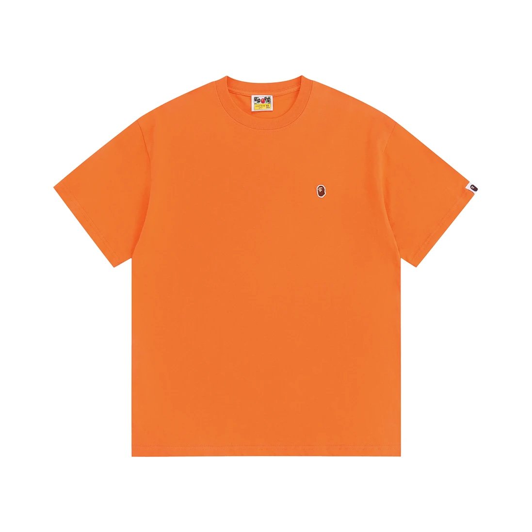 BAPE Ape Head One Point Tee Orange