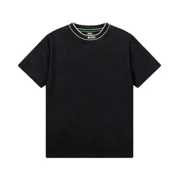 Hugo Boss Logo Trim T-Shirt Black - 1