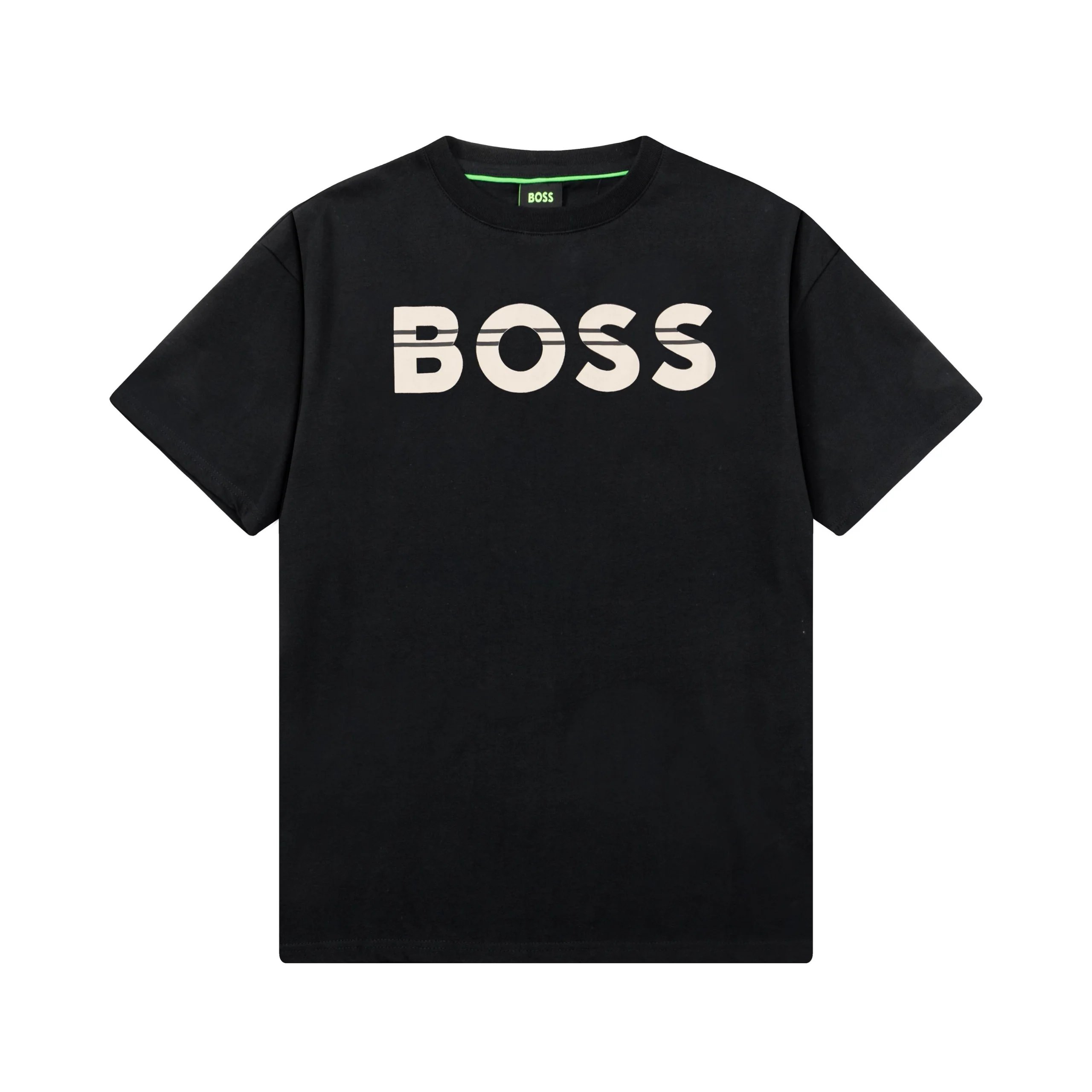 Hugo Boss Logo Print Beige T-Shirt - 3