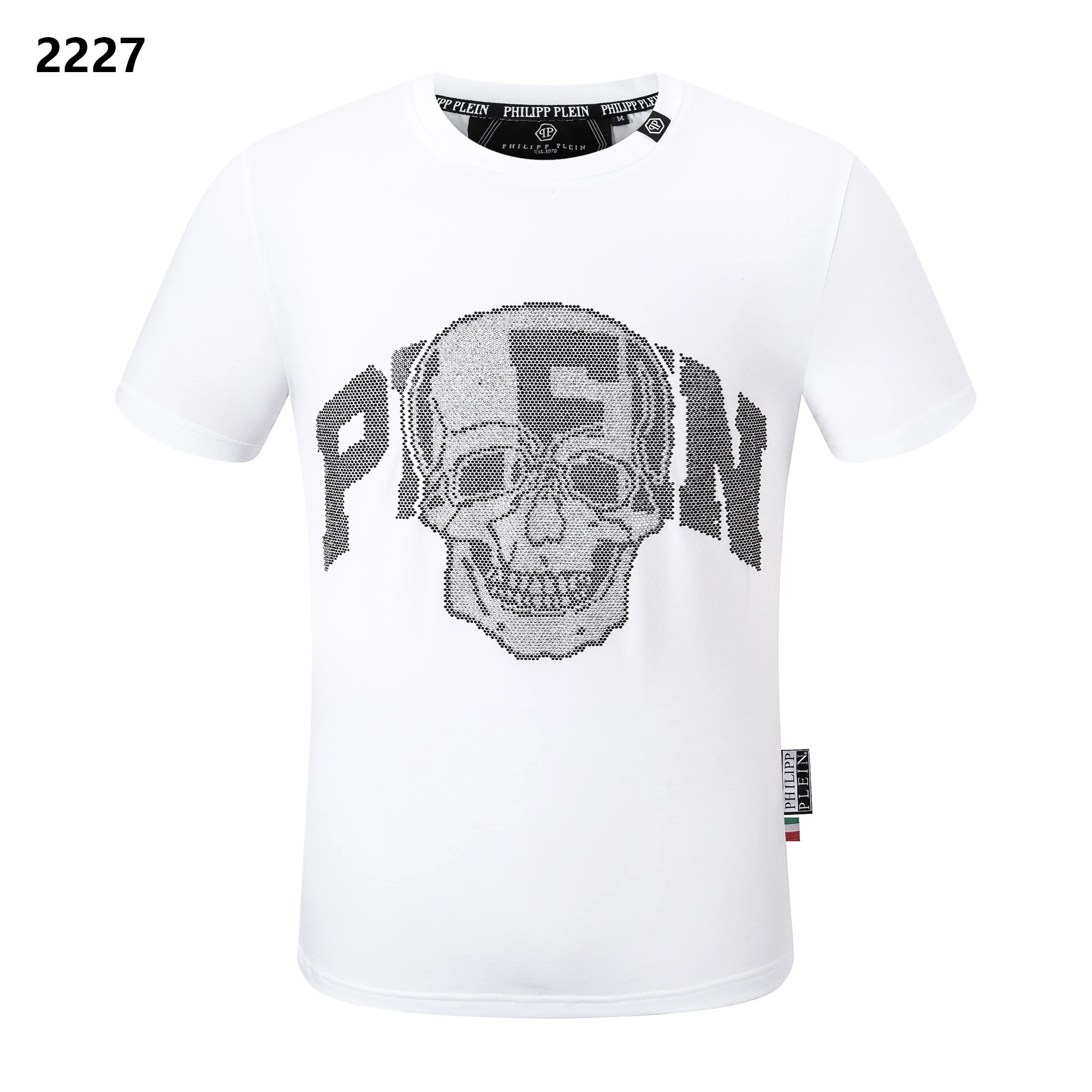 Philipp Plein Dragon Est 1978 Crystal Tee Black