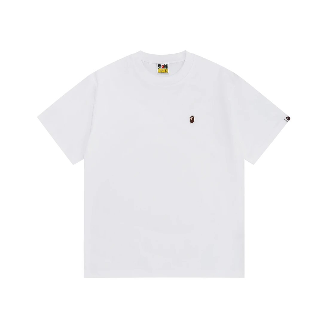 Bape Ape Head One Point Tee White
