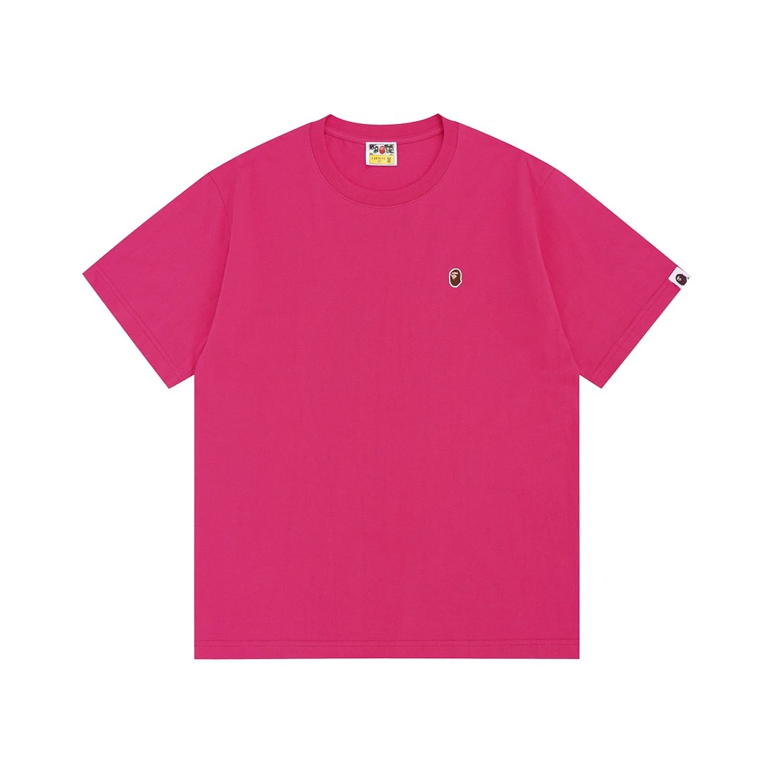 BAPE Ape Head One Point Tee Hot Pink
