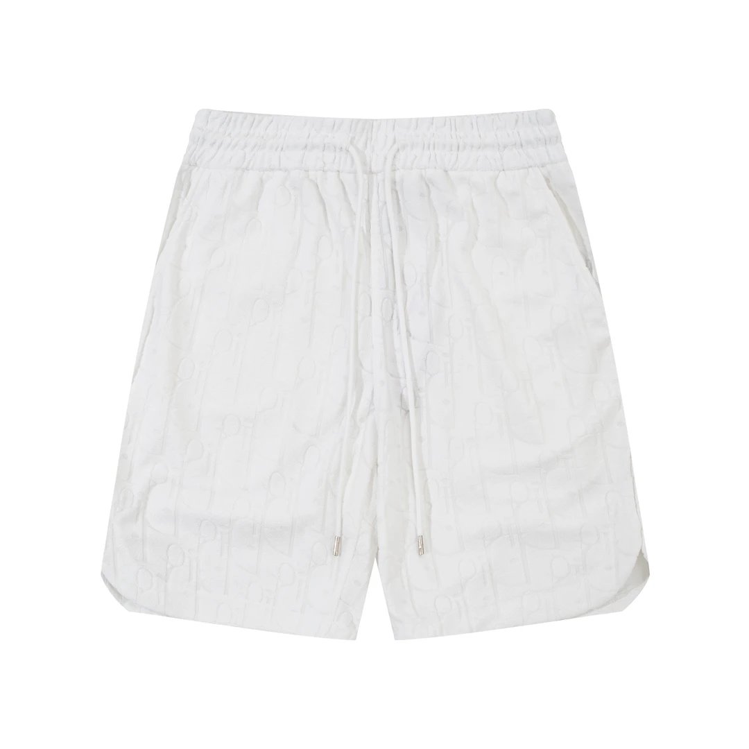 Dior Oblique Terry Shorts White